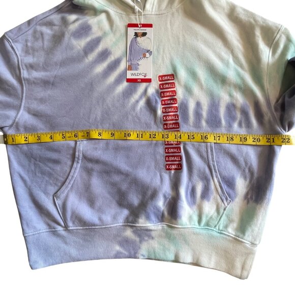 WILDFOX Women’s NWT Peri Shibori Tie-dye Hoodie Size XS - Picture 6 of 10